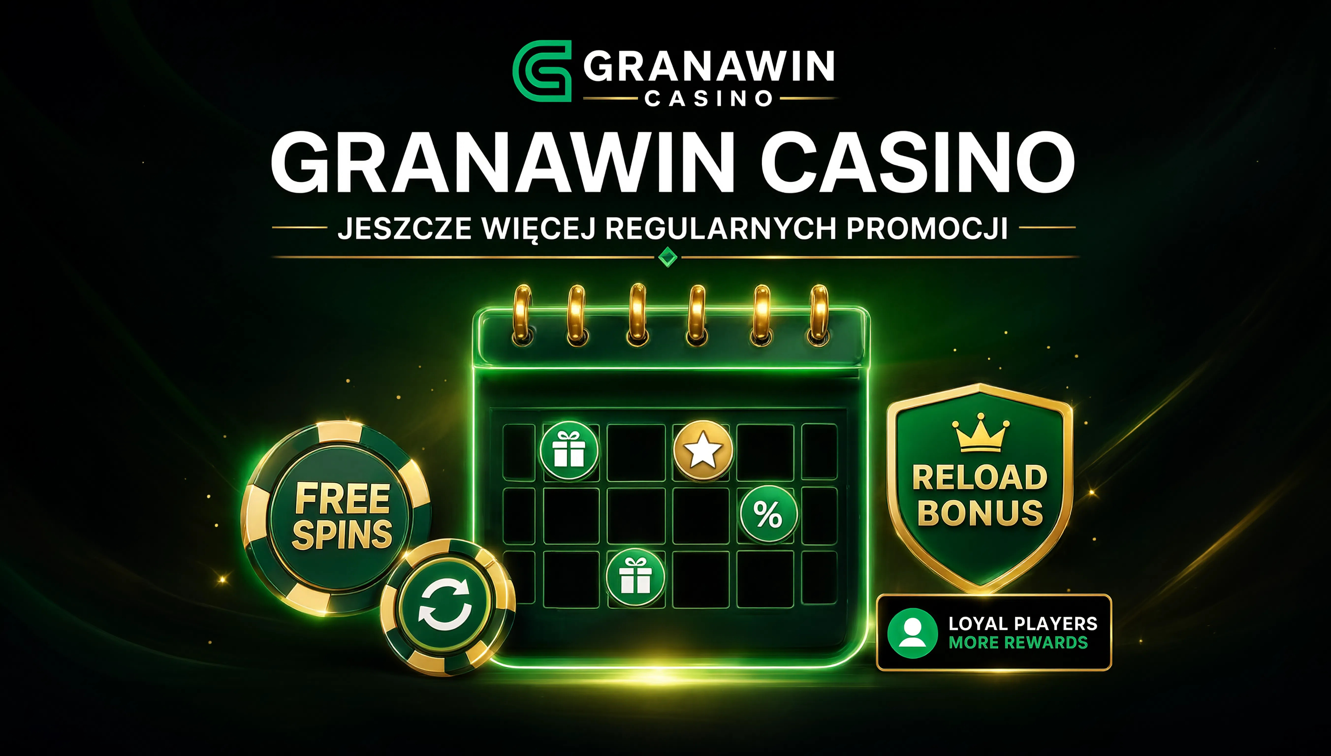 Kalendarz regularnych promocji – Piątkowe Doładowanie, Koło Fortuny i Sekretny Bonus