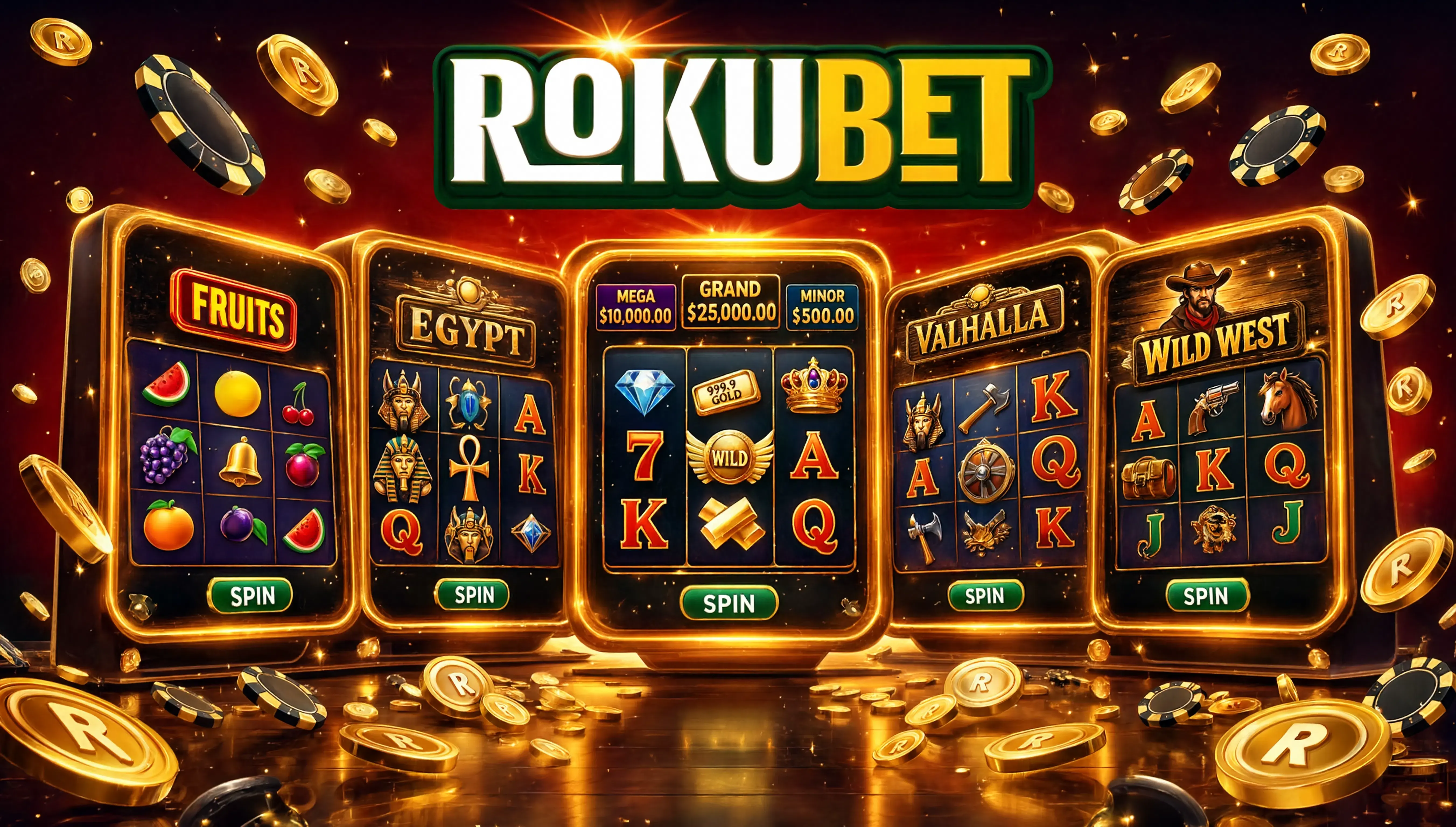 Najlepsze automaty online w Rokubet Casino