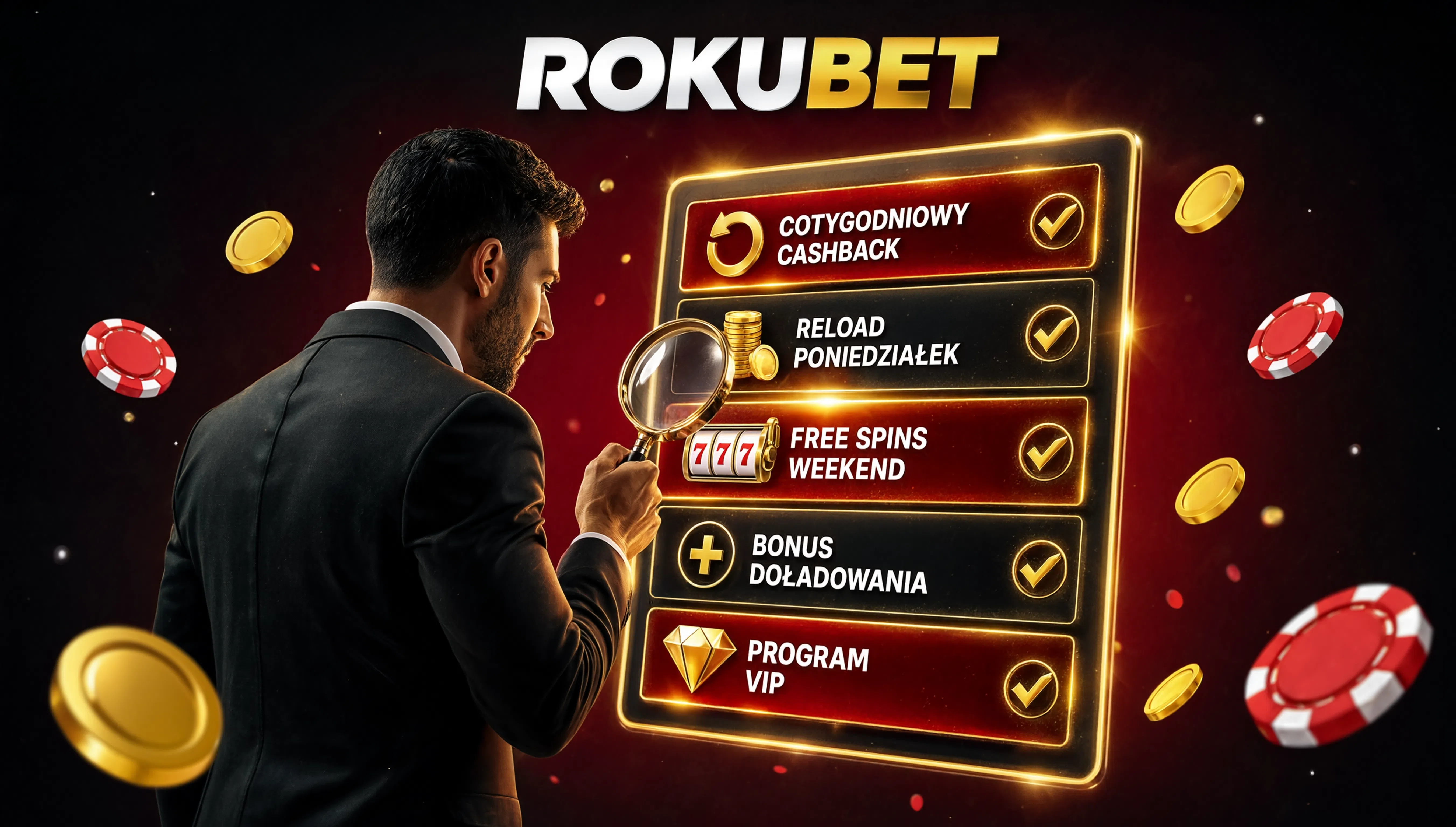 Regularne bonusy w Rokubet Online Casino