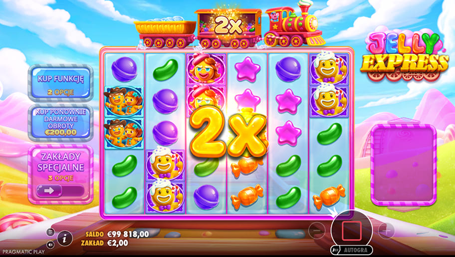mechaniki Tumble i Pay Anywhere w JellyExpress